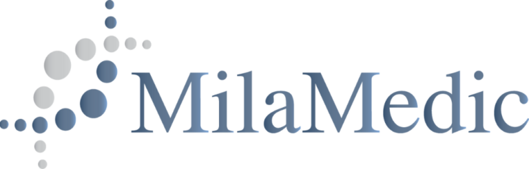 Logo della Milamedic, Milamedic è un’azienda giovane e dinamica specializzata nella vendita e distribuzione di prodotti e Tecnologie elettromedicali di alta Qualità.