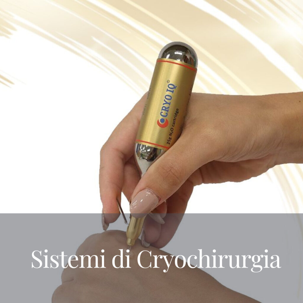 Dispositivo di cryochirurgia a protossido d' azoto per la dermatologia, medicina estetica, odontoiatria, ginecologia e veterinaria.